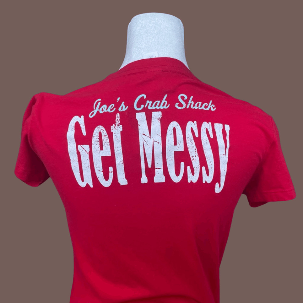 Pima Apparel Graphic T-Shirt | Red Crabs Print | Size M | Vintage - Picture 2 of 4